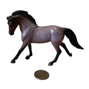 Breyer Reeves Mottled Purple Brown With Black Mane 3 in tall Pony Horse